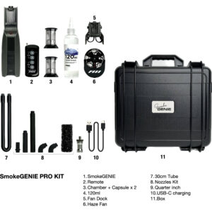 SmokeGENIE Handheld Fog and Haze Machine Professional Kit