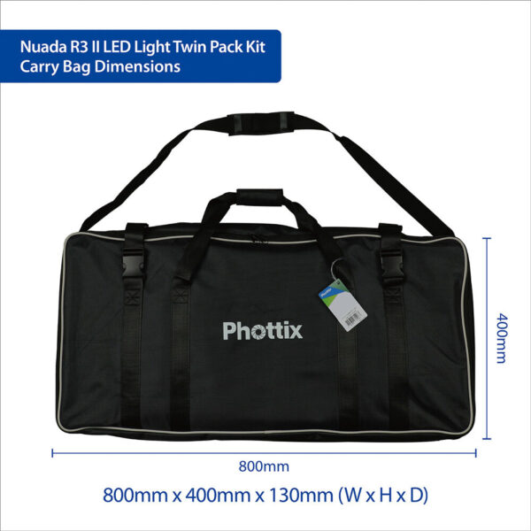 Phottix Nuada R3II LED Light Twin Set Kit - Image 5