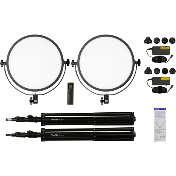 Phottix Nuada R3II LED Light Twin Set Kit